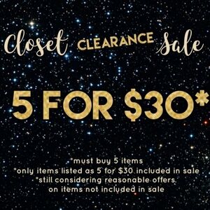 🔶️5 for $30🔶️